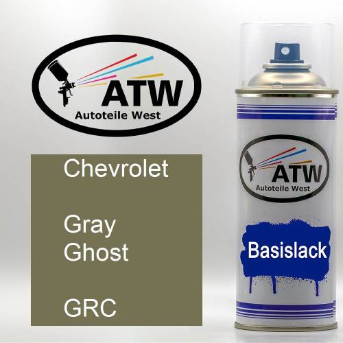 Chevrolet, Gray Ghost, GRC: 400ml Sprühdose, von ATW Autoteile West.